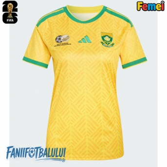 Africa de Sud Echipament de Fotbal Replică Mondial 2026 Femei Acasa